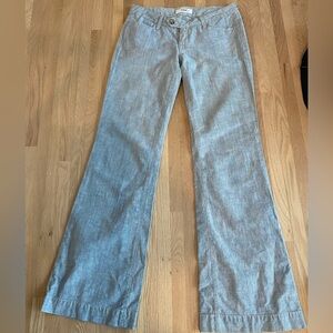 Y2K ultra low rise flare light wash Kasil by David Lim Custom Tailored jeans 28